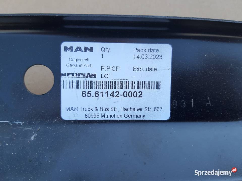 MAN NEOPLAN WSPORNIK UCHWYT MOCOWANIE Trzciel