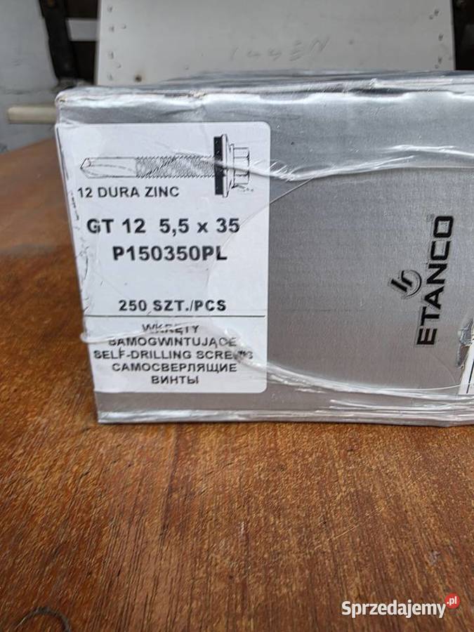 Wkręty samowiercące do metalu 12mm 55x35 mm Zabrze