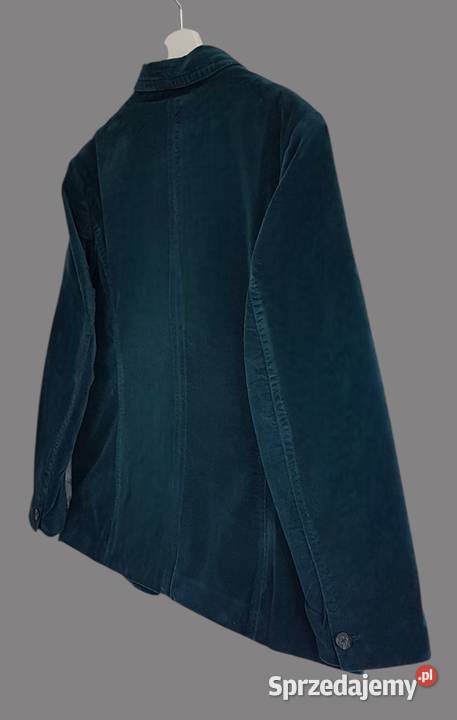 Damska aksamitna bawełniana morska marynarka z Marynarki i żakiety Marynarki i żakiety sprzedam