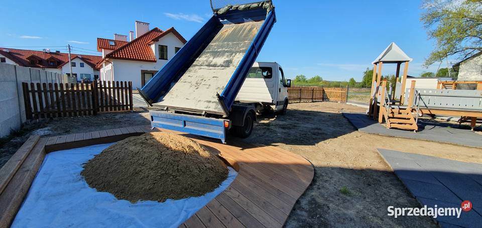 Piasek do piaskownicy z atestem mała wywrotka Dom i Ogród Kraków