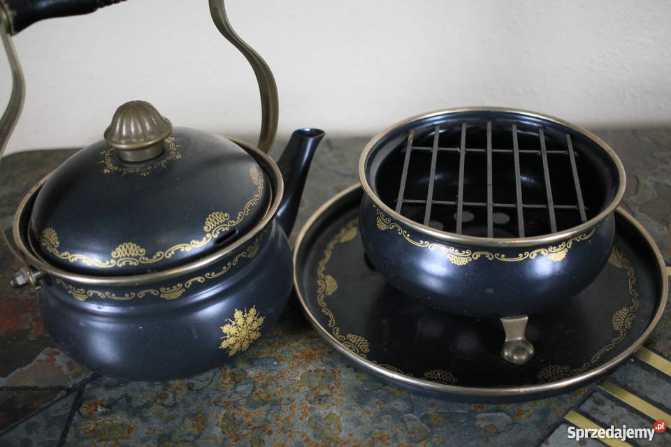 Piękny i klasyczny zestaw komplet z dzbankiem Pszczyna