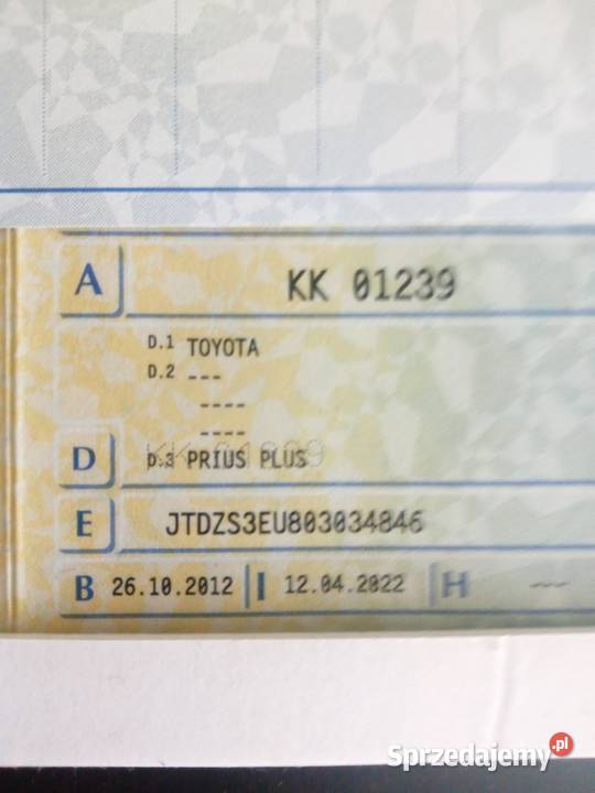 Toyota Prius Plus Kraków