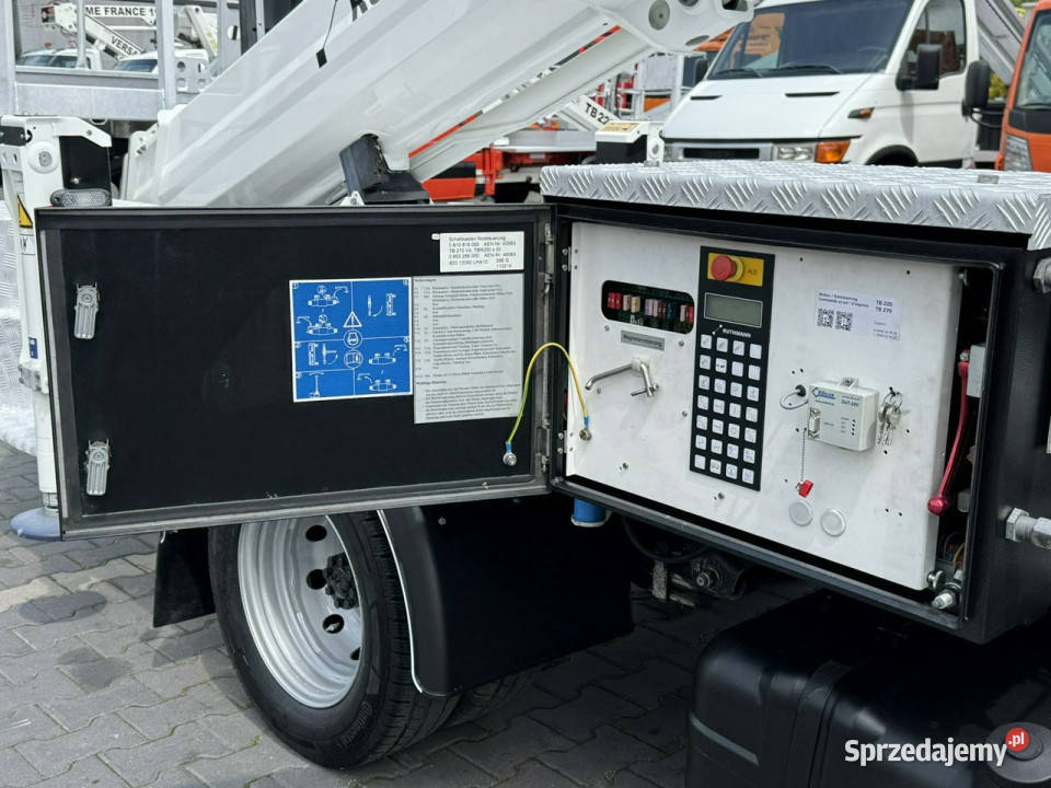 Nissan Cabstar Podnośnik Koszowy 27m RUTHMANN TB manualna Widełki