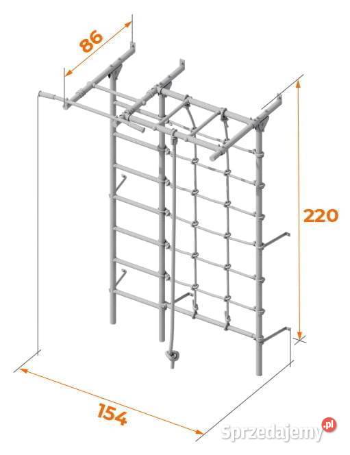 drabinka gimnastyczna do ogrodu Next Outdoor metal Kraków