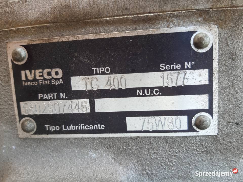 IVECO DAILY 4X4 REDUKTOR PRZEKŁADNIA SKRZYNIA