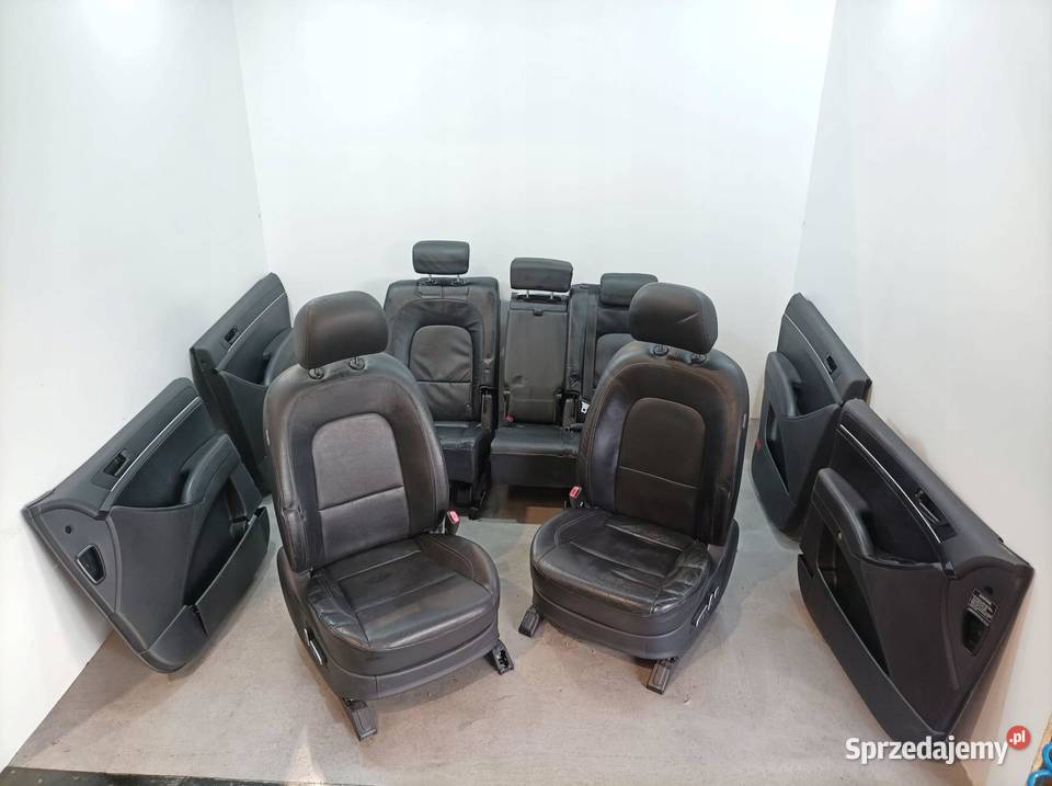 FOTELE KANAPA BOCZKI SKÓRA ELEKTRYCZNE GRZANE