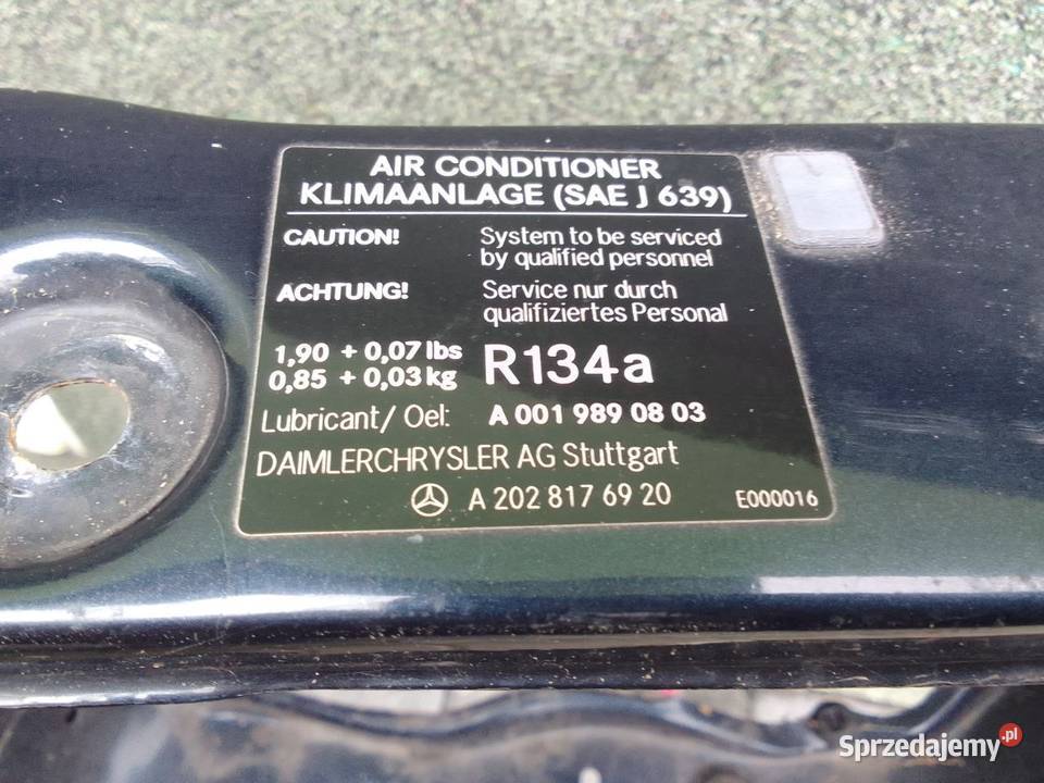 Pas przedni Mercedes W202