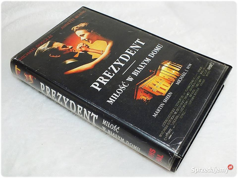 Kaseta VHS PREZYDENT Miłość w Białym Domu Film lubuskie Żary