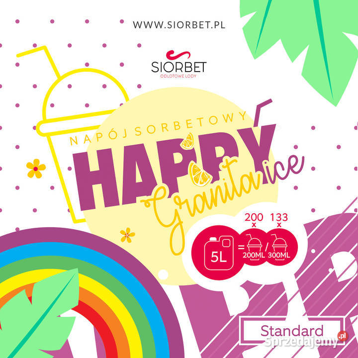 Koncentrat do granity sorbetu slushy 17 Wschowa