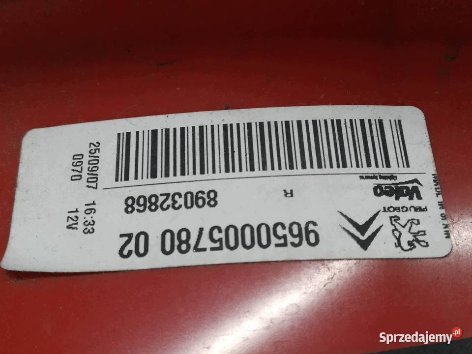 LAMPA TYŁ PRAWA EU 9650005780 Citroen Xsara