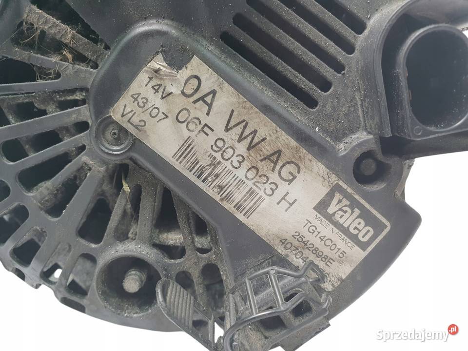 ALTERNATOR Audi A4 B7 VW TIGUAN 19 20 TDI Układ elektryczny silnika