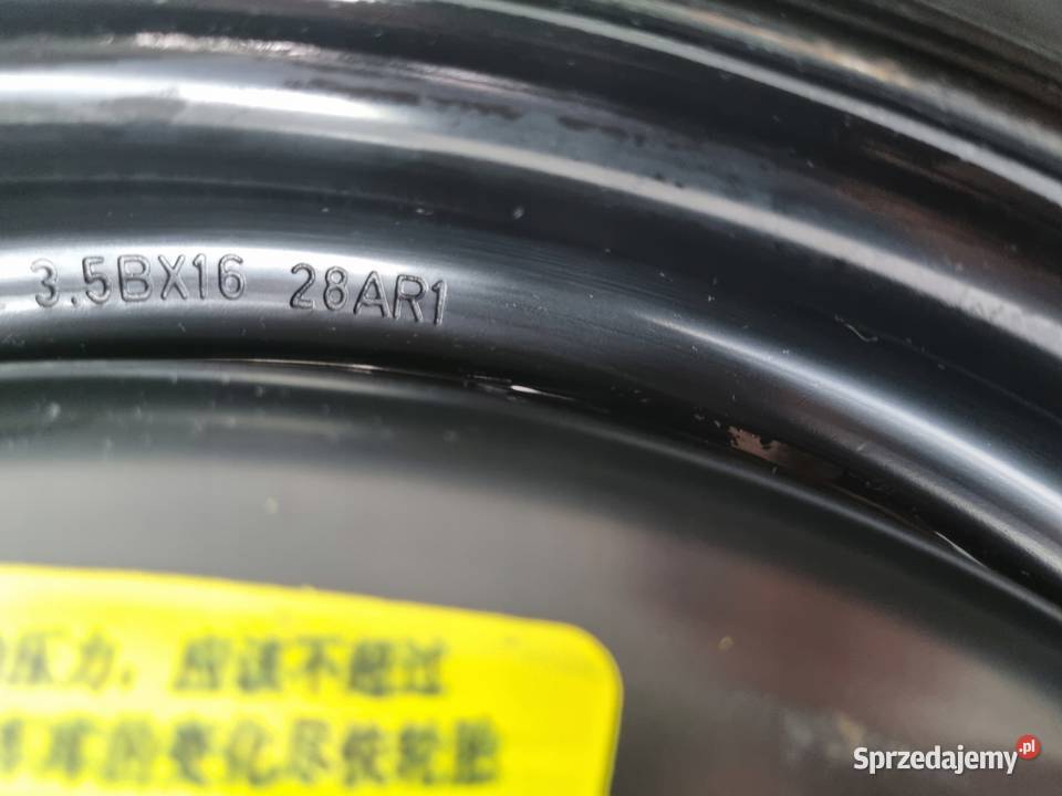 KOŁO DOJAZDOWE Peugeot 308 II T9 Citroen C4 C5 Chełm