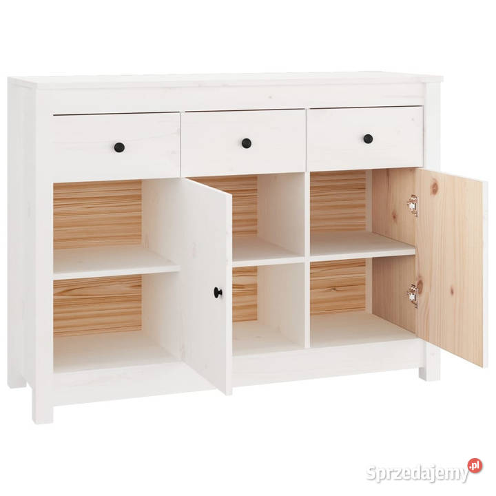 Szafka biała 100x35x74 lite drewno sosnowe Warszawa sprzedam