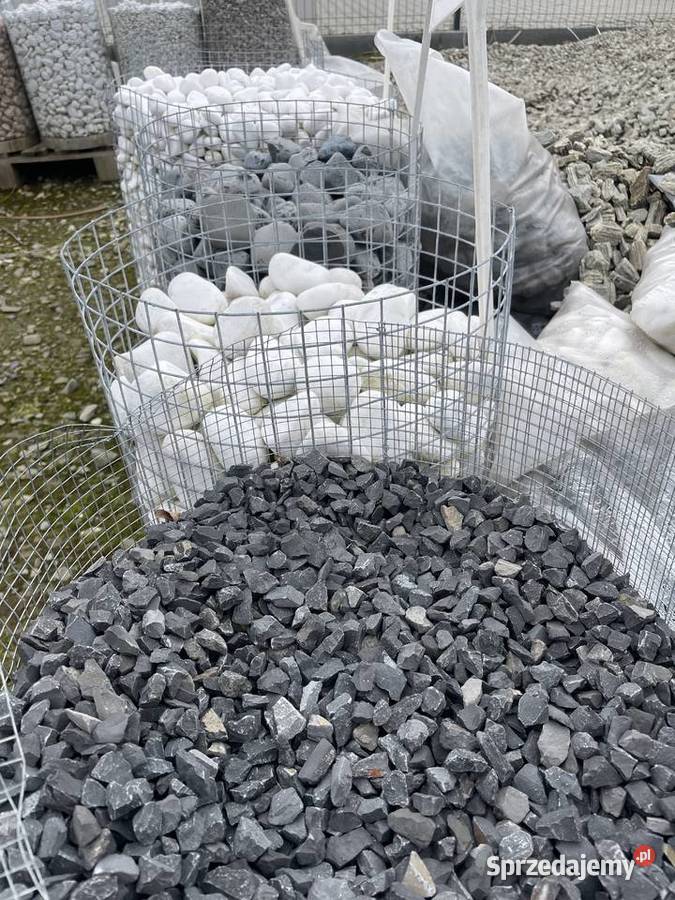 Kamień drogowy ozdobny grys Kliniec tłuczeń Żwir i kamienie Czarna sprzedam
