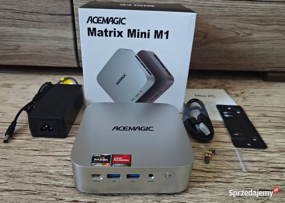 NOWY Komp Mini PC Acemagic Ryzen 7 6800H 32GB Pamięć RAM 32768 śląskie Pszczyna