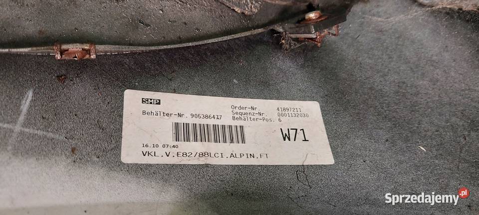 ZDERZAK PRZÓD BMW 1 E82 E88 LIFT LAK 300 Zderzaki Międzychód