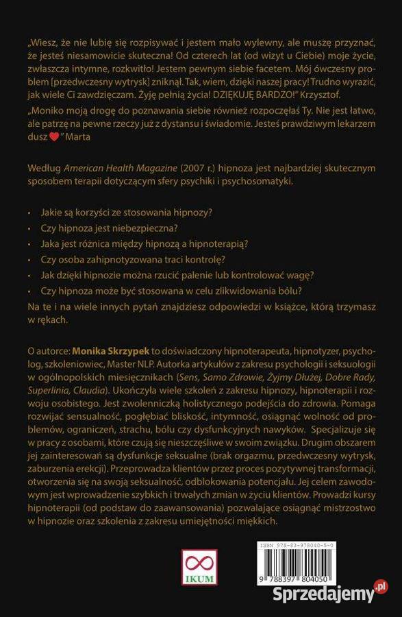 Hipnoza Najbardziej skuteczna metoda terapii u Lublin