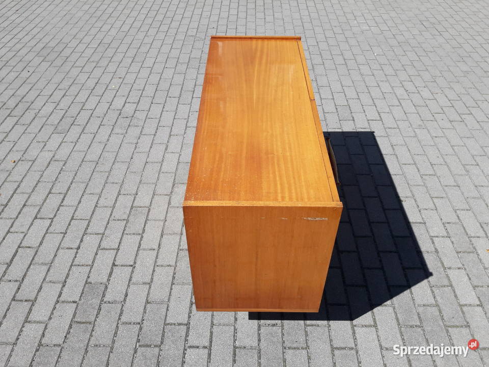 Komoda PRLsideboard MGrabiński komplet mała i Gdynia