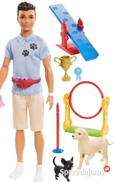 Barbie Zestaw Ken kariera zawodowa Psi trener małopolskie Zbylitowska Góra