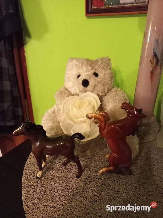 Piękne dwie figurki koników Warszawa