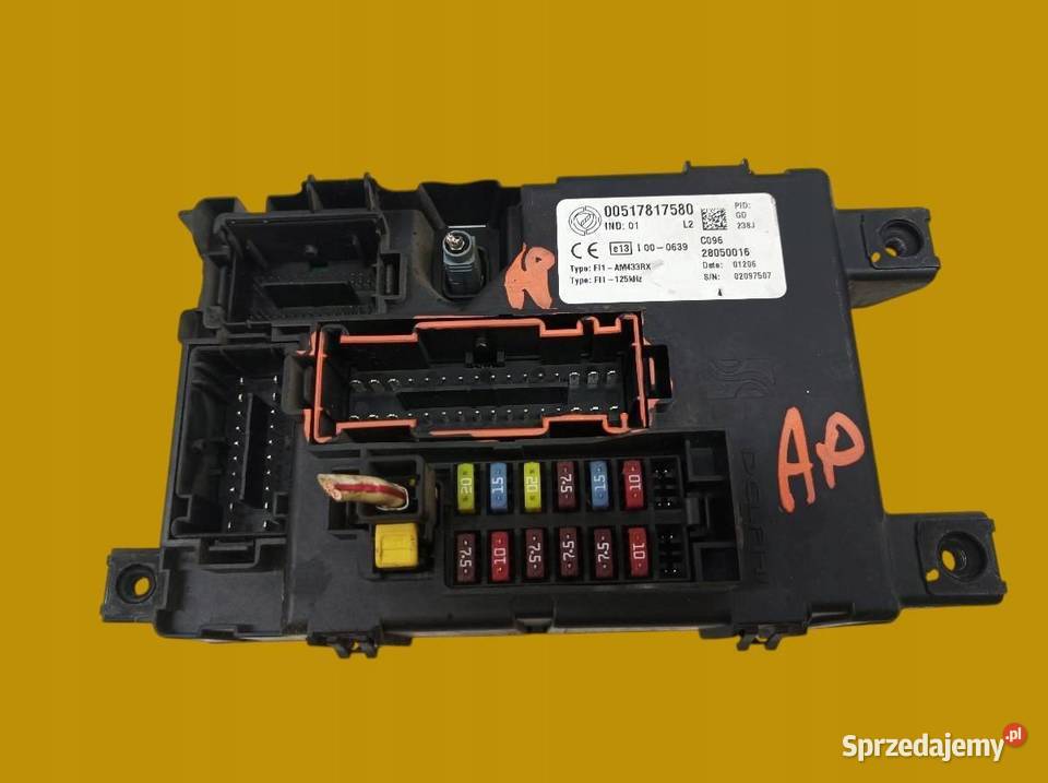 SKRZYNKA BSI 00517817580 Fiat Grande Punto I Skrzynki bezpieczników świętokrzyskie