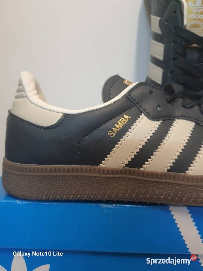 Sprzedam nowe oryginalne skórzane trampki samba niebieski Piaseczno