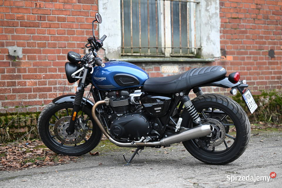 Triumph STREET TWIN 900 ABS kontrola nieuszkodzony Gniezno sprzedam