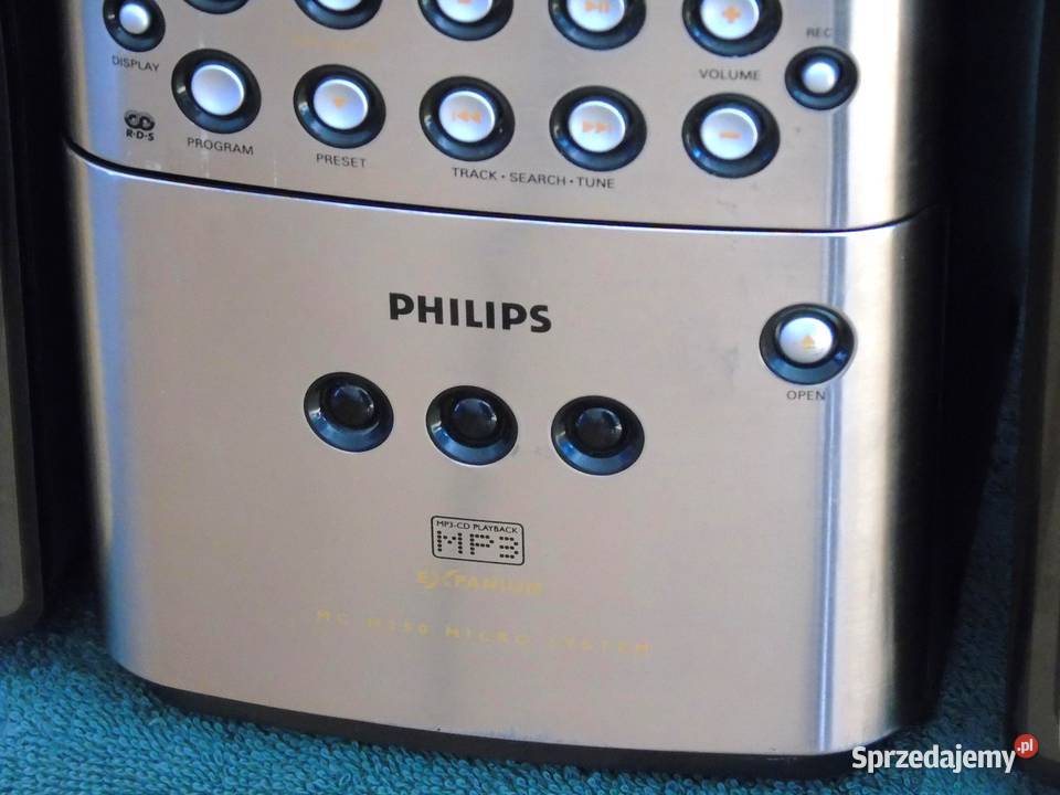 Sprawna wieża Philips MCM250 pilot kolumny
