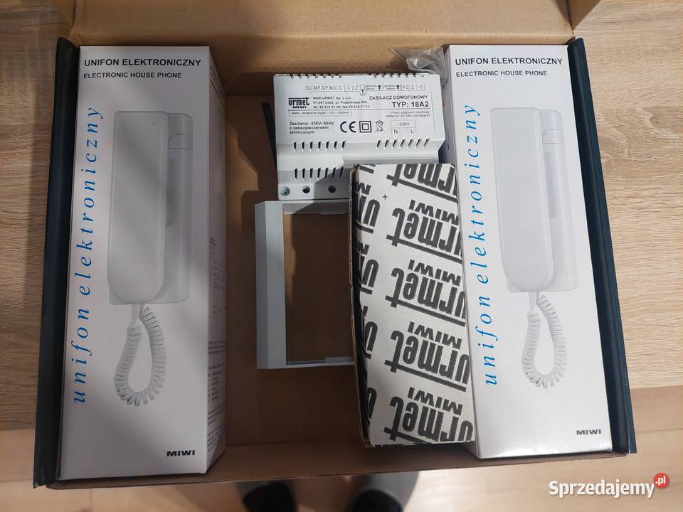 Domofon dwurodzinny Urmet Pozostałe Łódź sprzedam