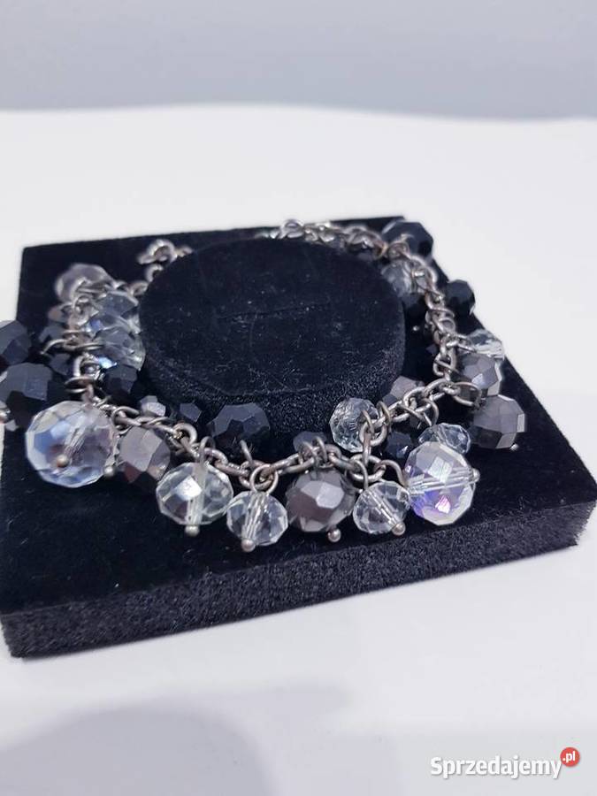 Damska kryształkowo koralikowa bransoletka sprzedam