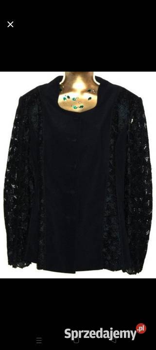 Elegancka kreacja żakiet z koronkiami XXl Wrocław