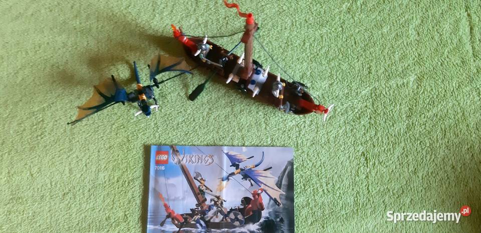 Lego Vikings 7016 Boat against Wyvern Katowice