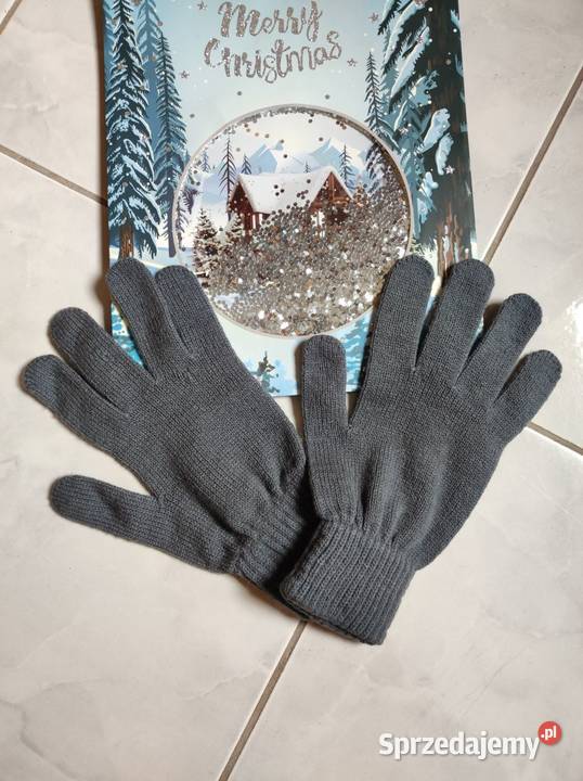 ciepłe rękawiczki z dzianiny damskie męskie Kielce