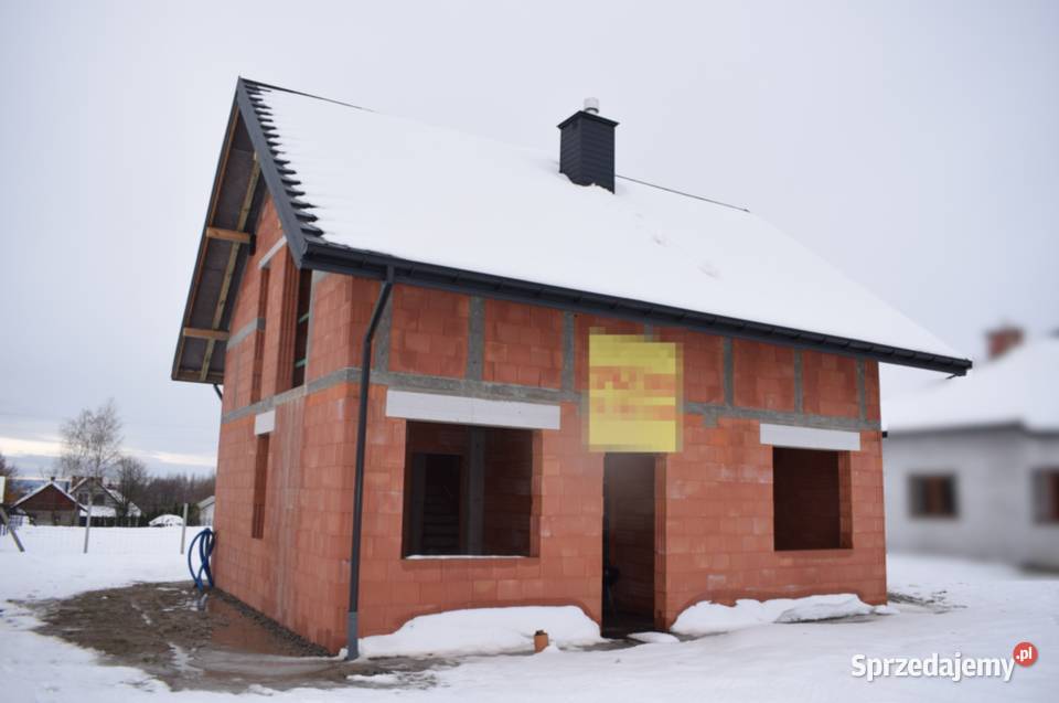 Dom 105m2 stan surowy gmina Chmielnik podkarpackie