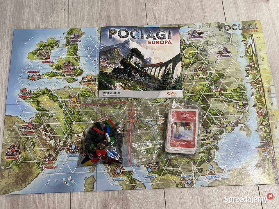 Gra planszowa Pociągi Europa śląskie sprzedam