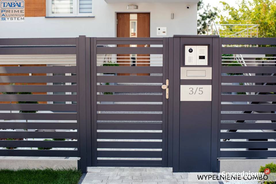 Nowoczesna furtka aluminiowa KOMPLETNA szybka Lublin sprzedam