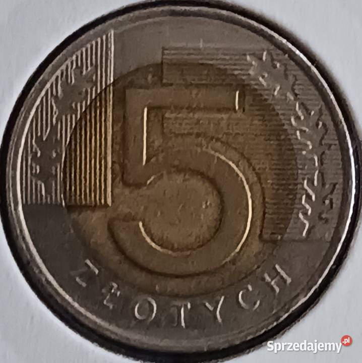 5 Złotych 2008 najniższy nakład Konin