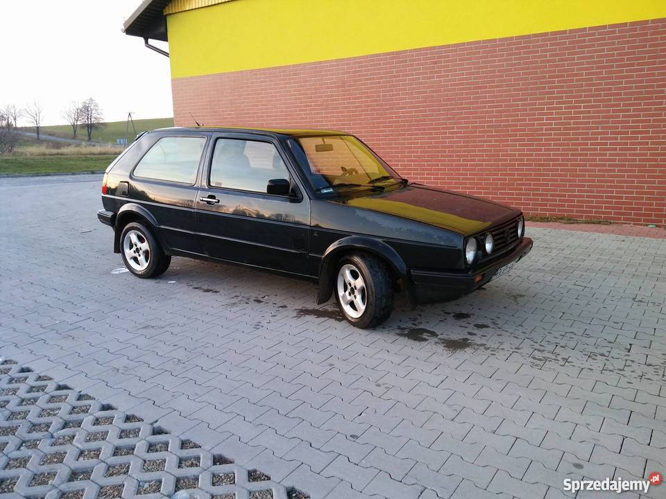 VW Golf II 16 TDI czarny Motoryzacja Draganowa sprzedam