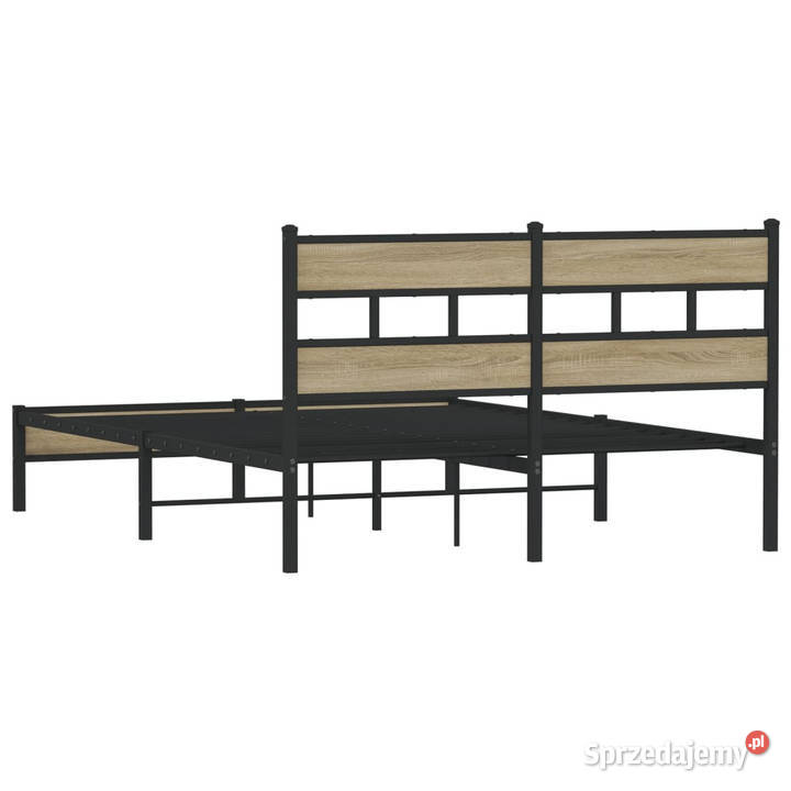 Łóżko bez materaca dąb sonoma 140x200 WM4017255 Łóżka Warszawa