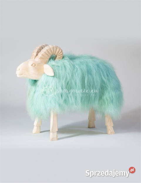 Krzesło baran dekoracyjny miętowy 40x50x80 Pozostałe Szaflary