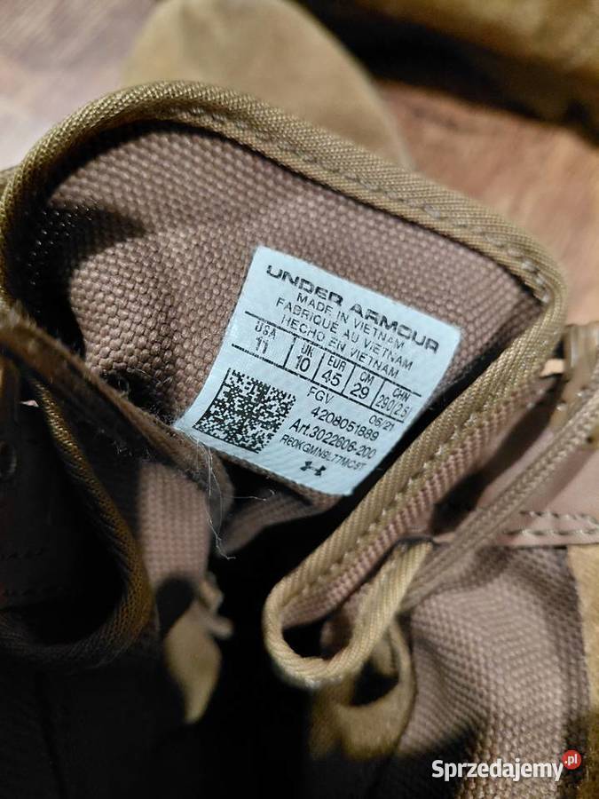 Buty Under Armour Tac Loadout coyote 11R Wrocław