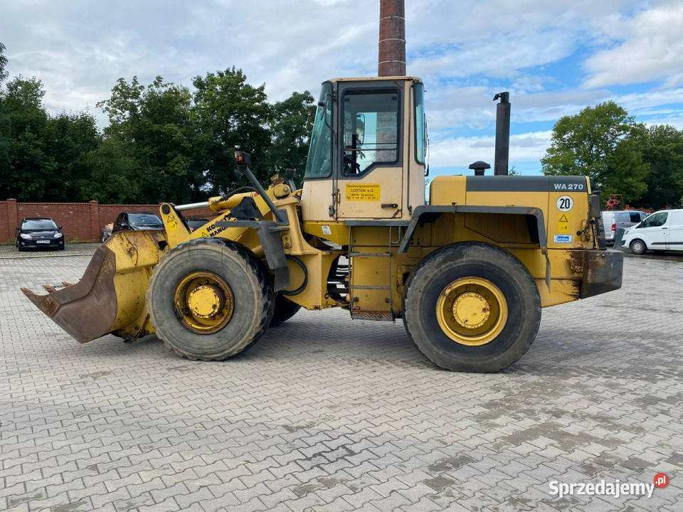 duża kołowa Komatsu Komatsu WA 2703 ładowarka Koła opolskie Głogówek