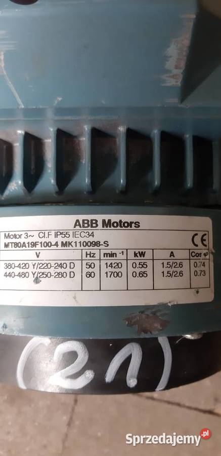 Motoreduktor 055 kW52 obr sprzedam