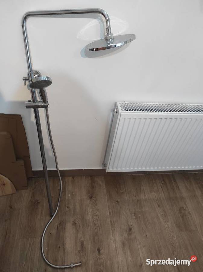 Zestaw prysznicowy deszczownica słuchawka wąż Straszyn