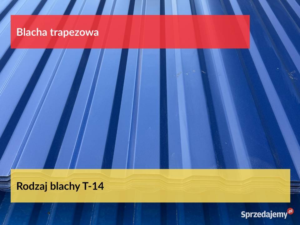 Blacha Trapezowa T14 2 gat w kolorze 7035 szary Pokrycia dachowe Puszczykowo