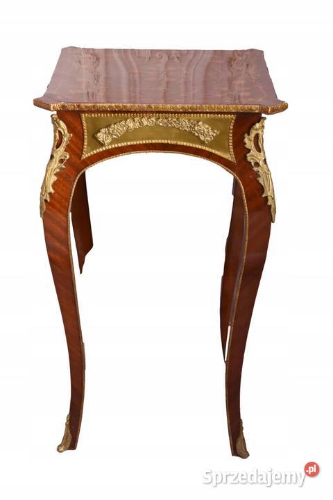 Drewniany Stolik Francuski Stół Biurowy