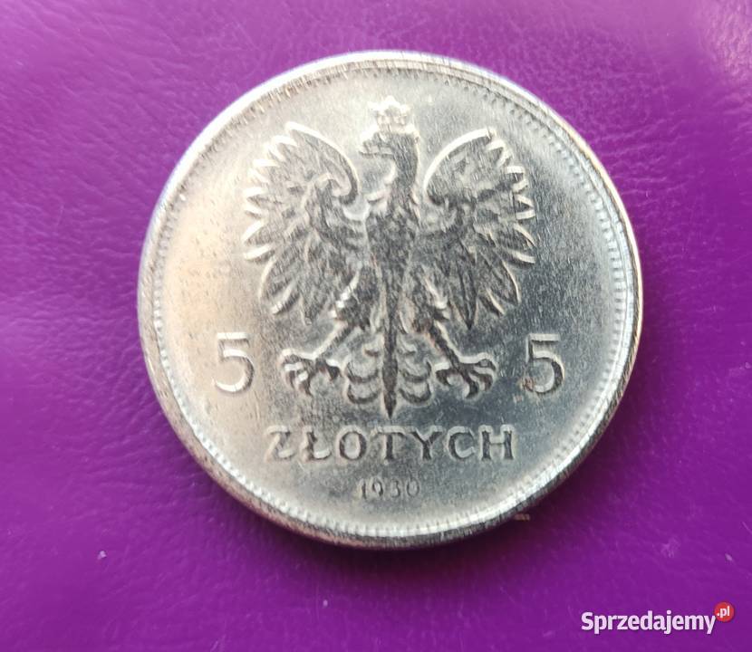 MonetaNumizmatKopia II RP 5 SZTANDAR 1930 2 Pruszków