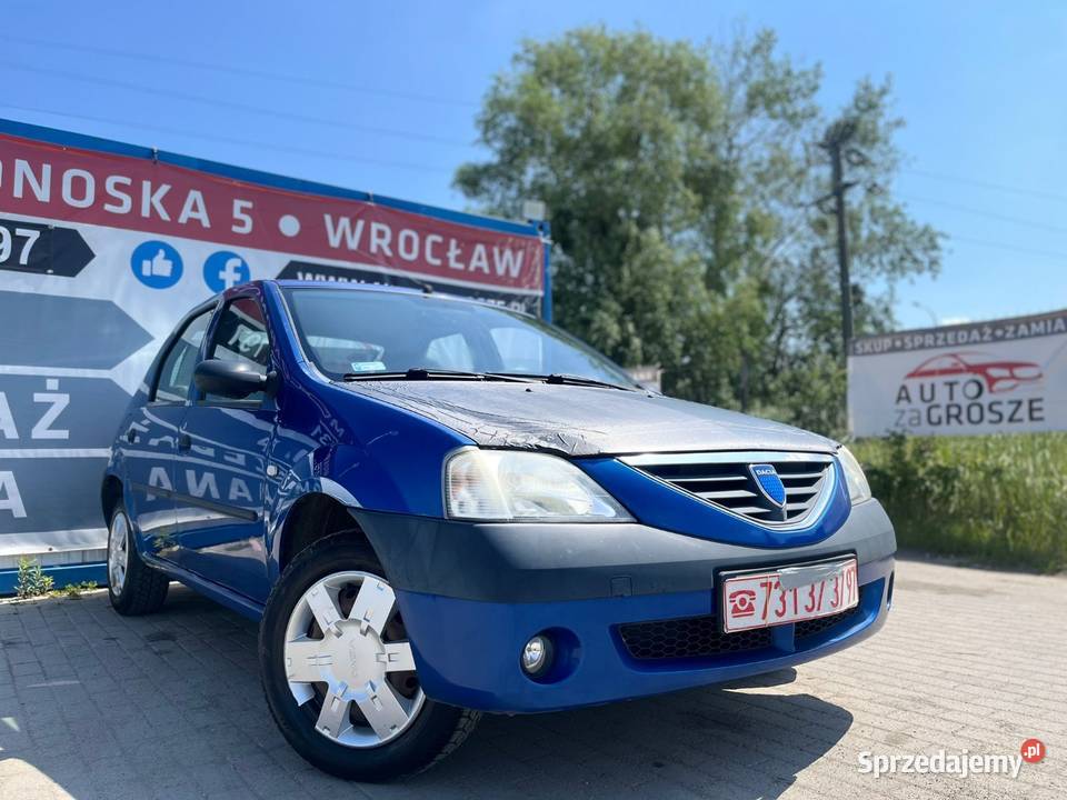Dacia Logan 14 Benzyna 2006 Wspomaganie Długie nieuszkodzony Wrocław