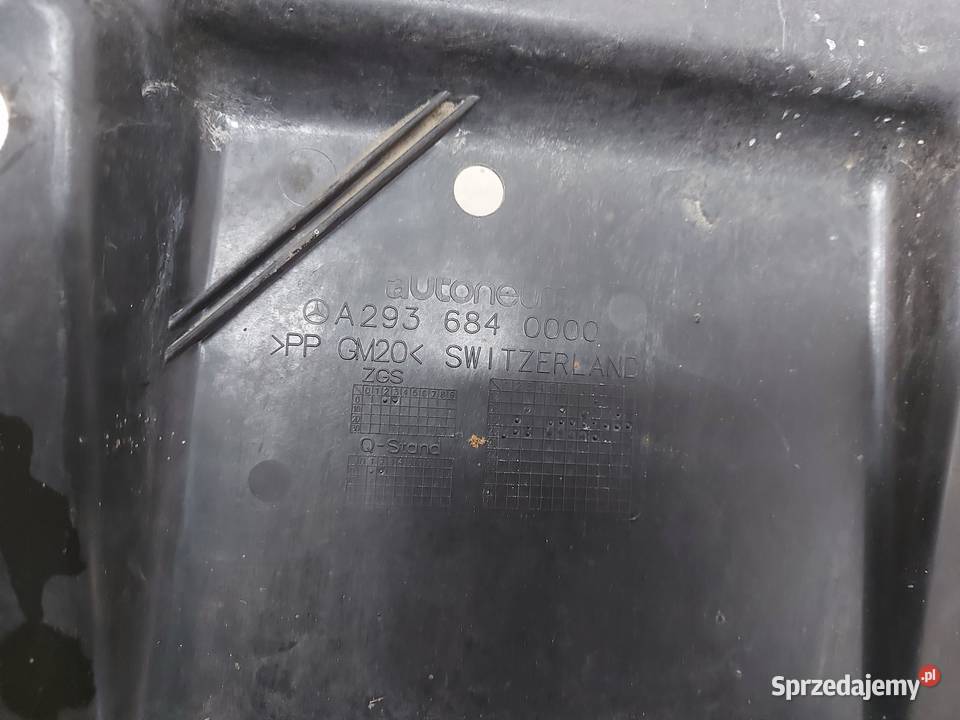 Mercedes EQC 400 W293 PŁYTA OSŁONA POD ZDERZAK