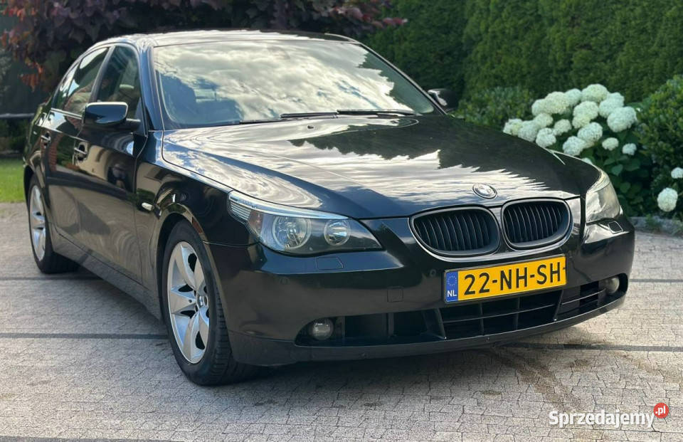 BMW 525 BMW e60 525i 25 LPG Sedan Opłacona E60 centralny zamek